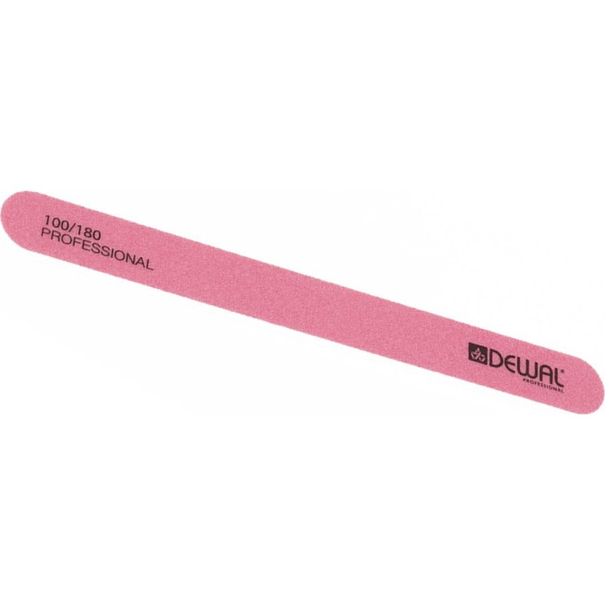 Пилка для искусственных ногтей NEON 100/180, 18 см DEWAL 9101509